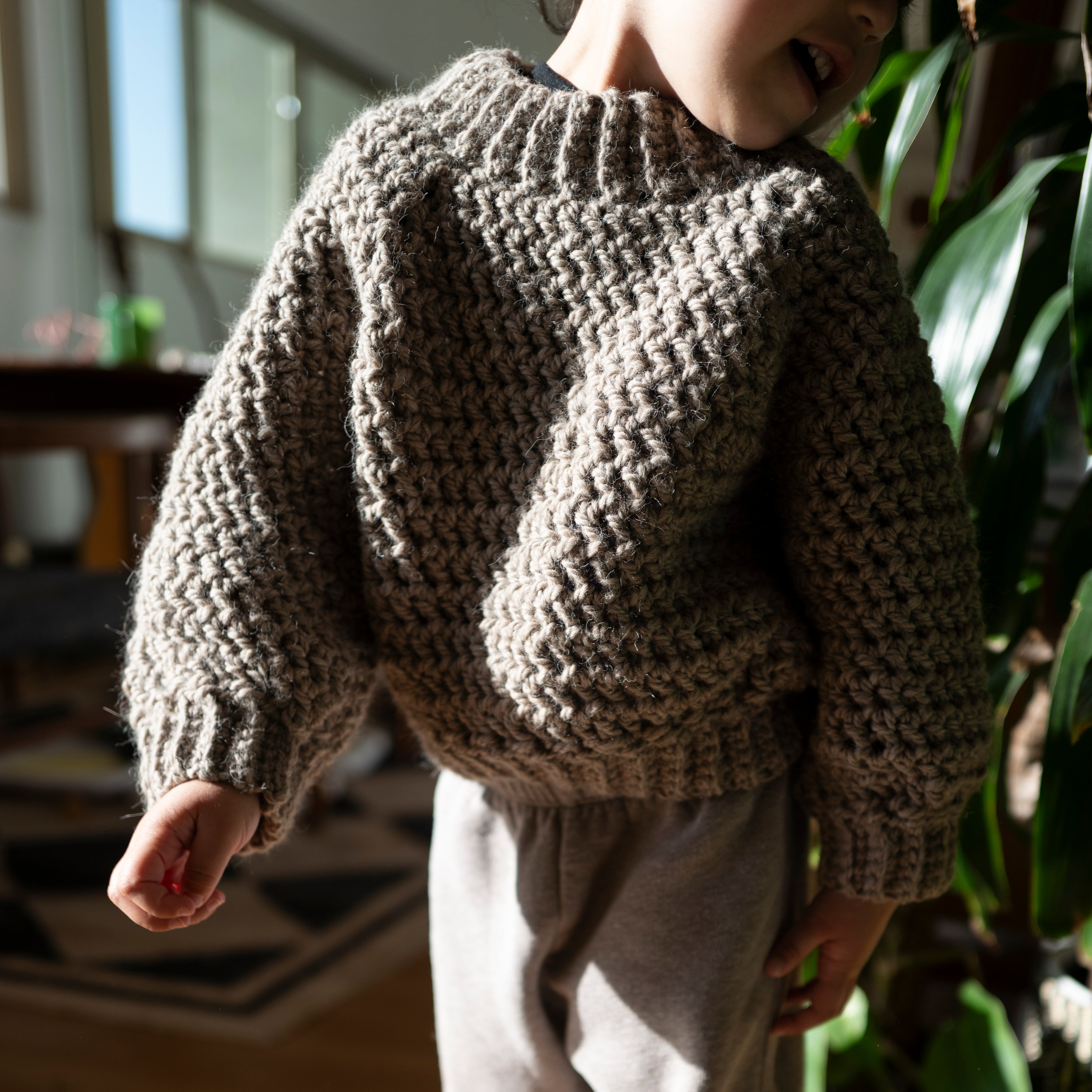 Hand-Crocheted Heirloom Sweater