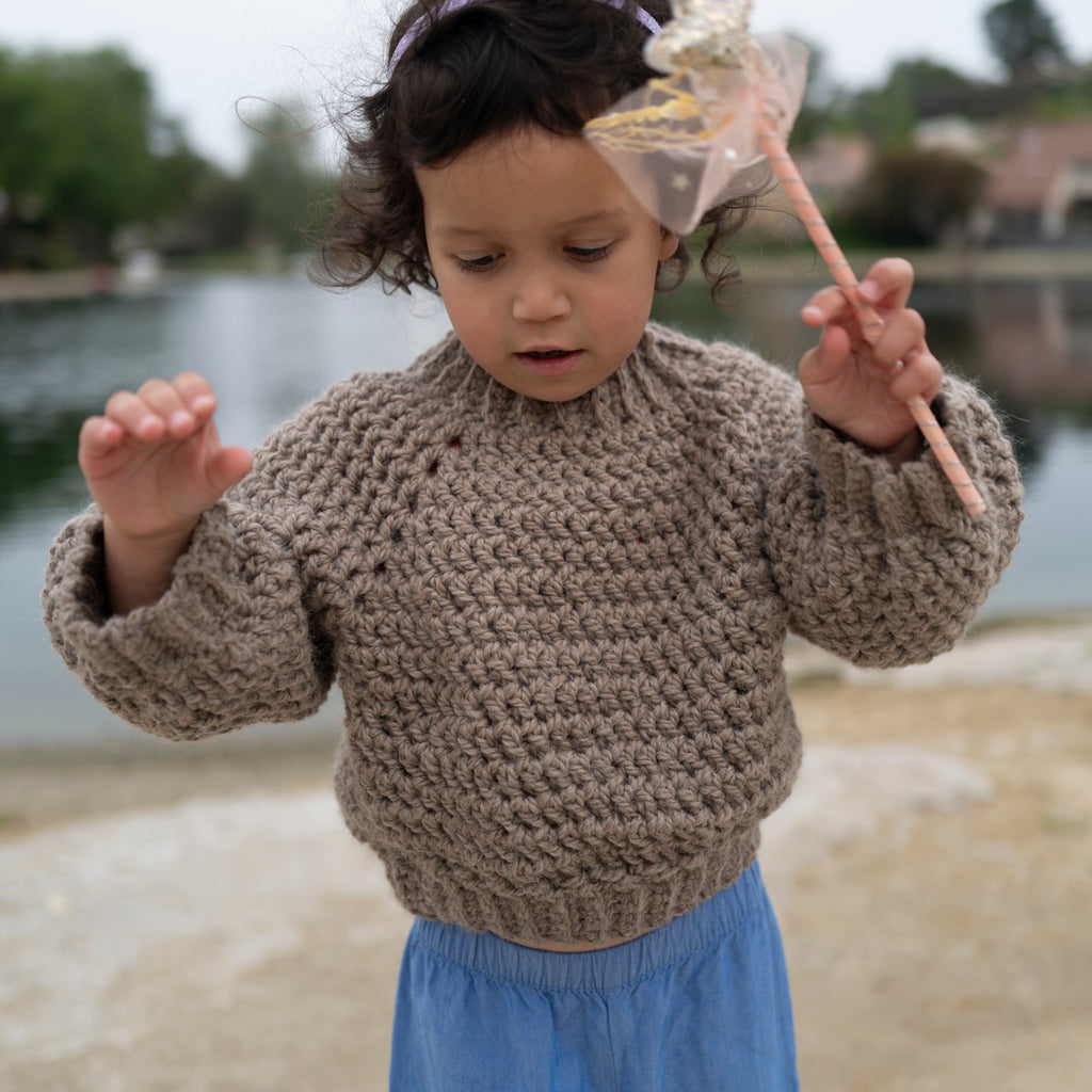 Hand-Crocheted Heirloom Sweater